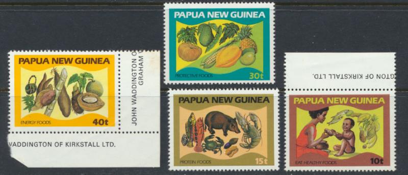 Papua New Guinea SG 434-437 SC# 562-565 MNH  Foods   see scan 