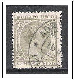 Puerto Rico #76 Alfonso XIII Used