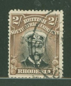 Rhodesia (1890-1923) #132b Used Single