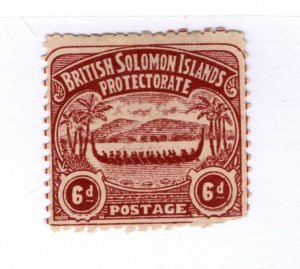 British Soloman Islands #6 MH Filler - Stamp - CAT VALUE $60.00