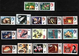 Fiji-Sc#240-56- id9-unused NH set-QEII-1968-please note there is gum glaze