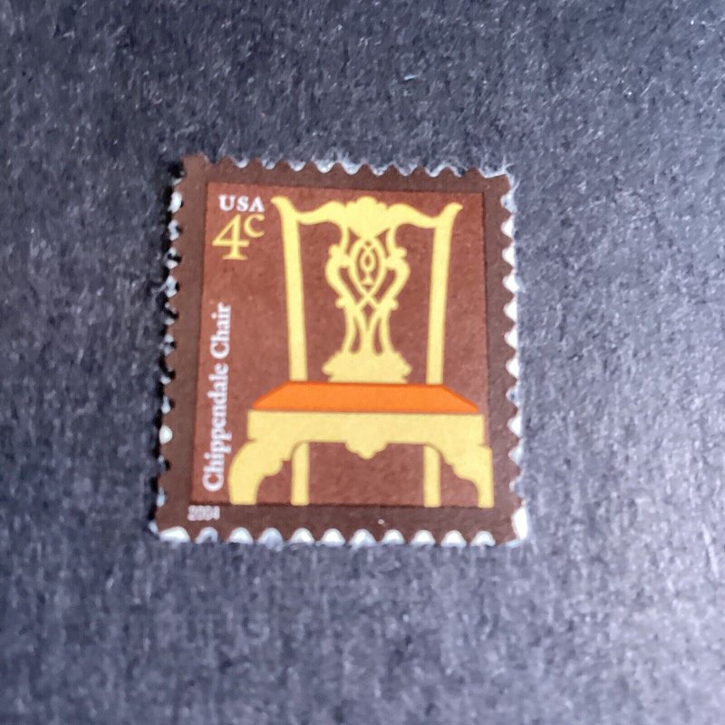 Scott #3755-Single 2004 Chippendale Chair 4c MNH-US