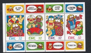 Ireland Sc 995a 1996 Greetings stamp booklet pane mint NH