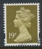 Great Britain SG Y1682 Sc# MH208    Used with first day cancel - Machin 19p