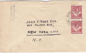 1940, Northern Rhodesia to New YorK City, NY, See Remark (C2890)