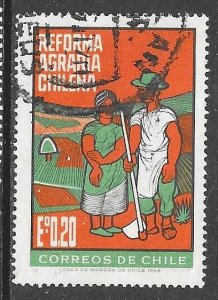 Chile 368: 20c Farm Couple, used, F-VF