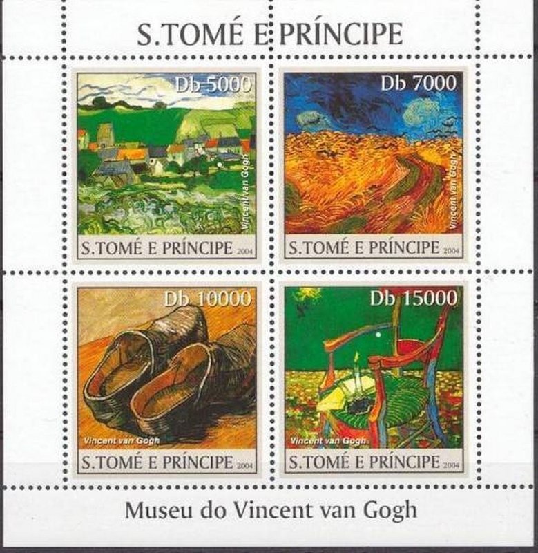 Saint Thomas & Prince - 2004 Van Gogh MNH   <233>