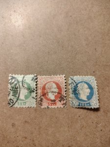 (353) Austria #28-30