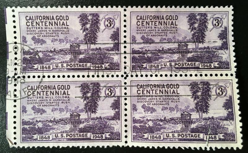 10 First Day Issue Stamps Blocks of States & Puerto Rico - Unique Collection