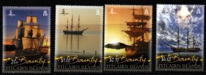 PITCAIRN ISLANDS SG856/9 2012 ROMANTIC BOUNTY MNH