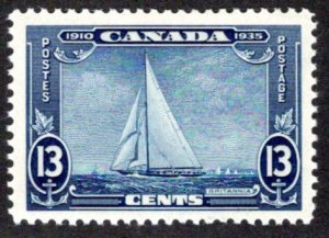 216 Scott - 13c dark blue, VF/XF, MHOG, Royal Yacht Britannia, Canada