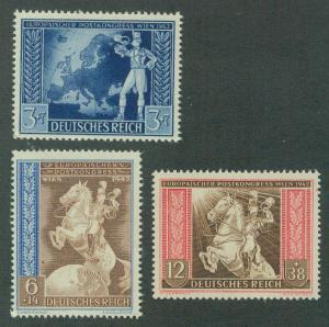 Germany Scott B209-211 MNH FVF