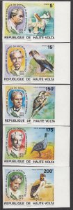 UPPER VOLTA Burkina Faso MNH Sc368-69,C212-14 IMP Birds DR Albert Schweitzer