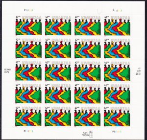 4373 Sheet of 20, MNH, XF