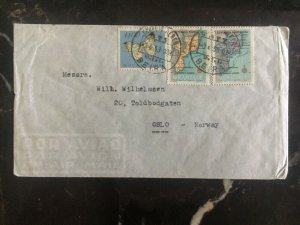 1953 Beira Mozambique Comercial Cover To Norway Mitchell Cotts