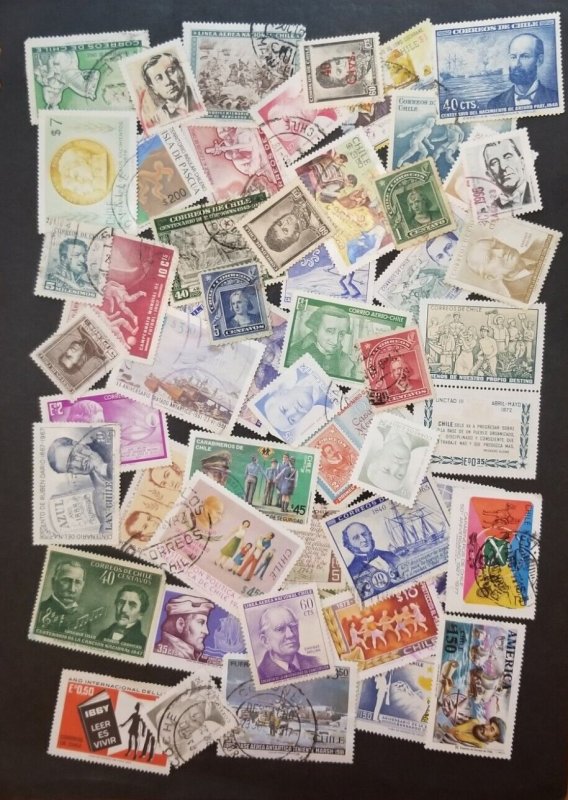 CHILE Used Stamp Lot Collection T2559