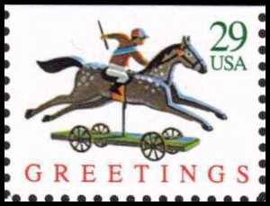 US 2715-2718 2718a Holiday Greetings Toys 29c block 4 MNH 1992