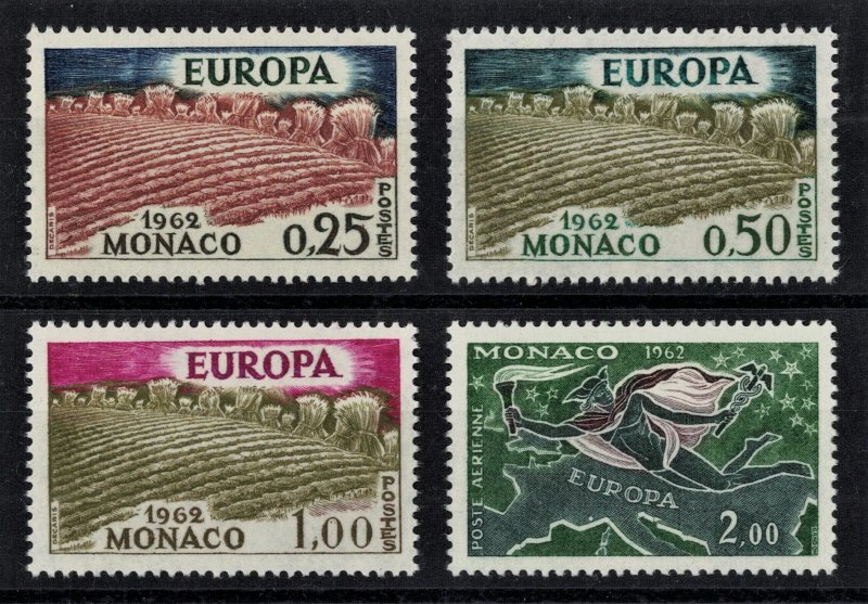 MONACO 1961 - 1962 - complete sets MNH (12 scans)