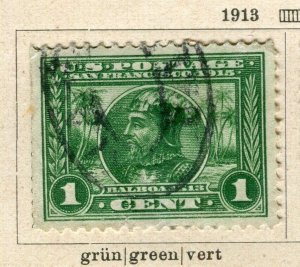 USA; 1913 early San Francisco Expo issue used 1c. value