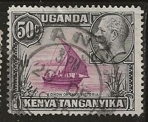 Kenya Uganda  & Tanganyika | Scott # 52 - Used