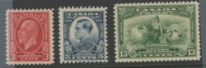 Canada #192-194 Mint (NH) Single (Complete Set)