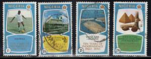 Nigeria Scott 247-250 Used stamps