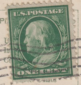 U.S Scott 357 used Bluish paper 1909