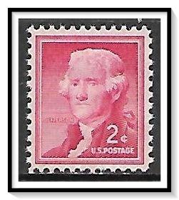 US #1033 Thomas Jefferson MNH