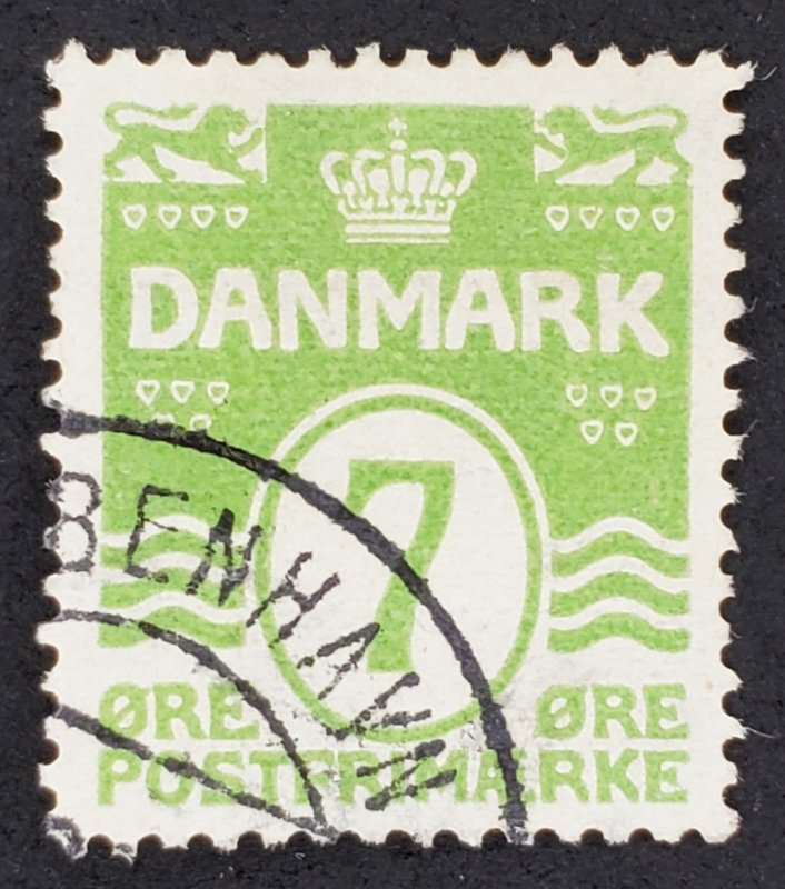 Denmark, Scott #91, VF-XF used, light horizontal crease