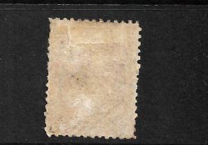 NEW ZEALAND 1864-71  6d  REDDISH BROWN  FFQ  MH  P12 1/2  CPA5H4  SG 122a CHALON