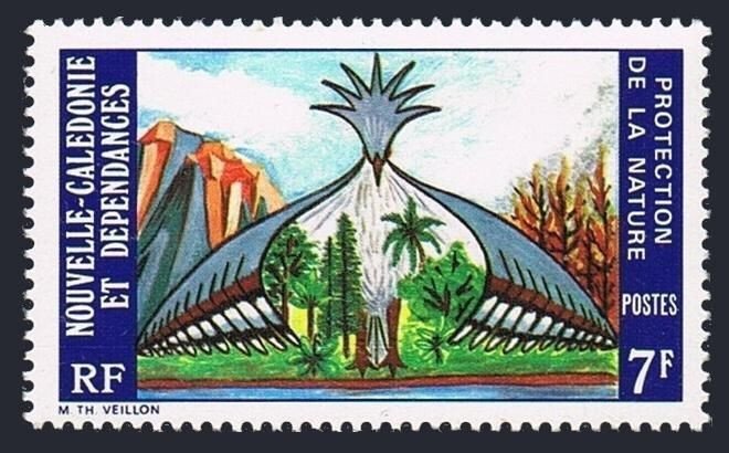 New Caledonia 406, MNH. Michel 550. Nature protection, 1974.