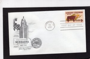 1328 Nebraska Statehood, FDC Artmaster cachet