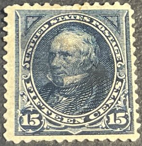 U.S.# 259-USED--SINGLE---DARK BLUE---1894