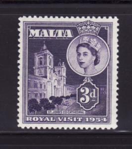 Malta 242 Set MNH Queen Elizabeth II Royal Visit (B)