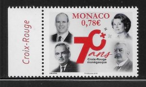 Monaco 2919 Red Cross single MNH (lib)