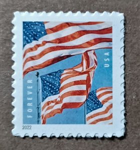 United States #5654 (58c) Three Flags sheet stamp MNH (2022)