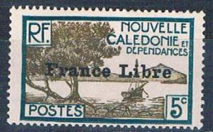 New Caledonia 221 MNH Bay of Paletuviers overprint 1941 (N0590)+