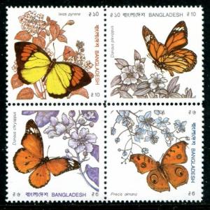 Bangladesh 383a, MNH, 1990, Insects, Butterflies x23912