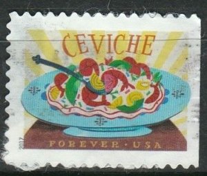 USA - 2017 -  Delicioso - Foods from South of the Border - Forever - used