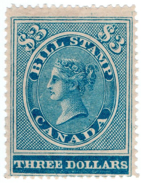 (I.B) Canada Revenue : Bill Stamp $3