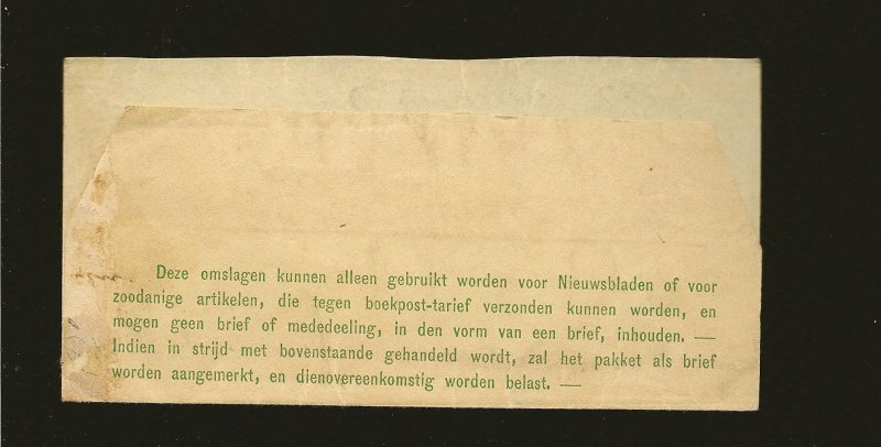 South Africa Postmarked Johannesburg 1899 Newspaper Wrapper Front Only