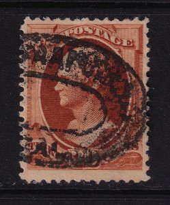 1888 Hamilton 30c brown Sc 217 used 30c single CV $90 (P2