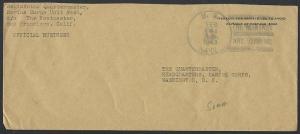 US SAMOA 1943 cover US NAVY / THE MARINES ARE COMING pmk ..................50408