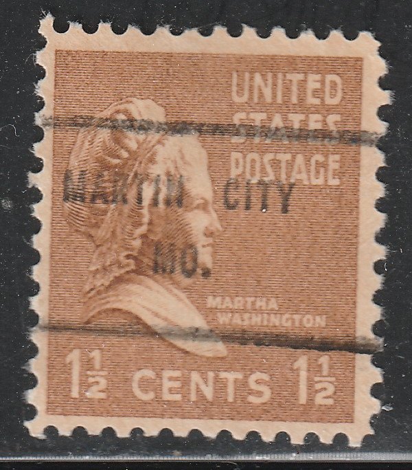 Precancel - Martin City, MO - PSS L-1HS - Better Town and Type