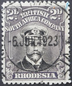 Rhodesia Admiral Die III 2d with Solwezi (DC) postmark