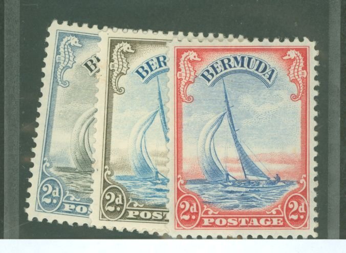 Bermuda #108-9A Unused