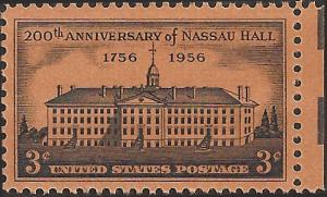 # 1083 MINT NEVER HINGED NASSAU HALL