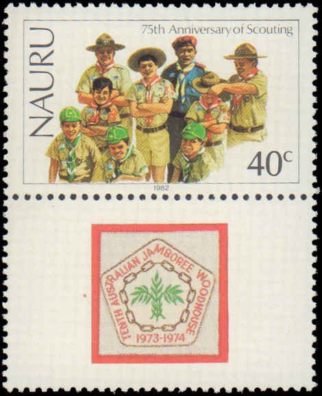 Nauru #244-249, Complete Set(6), 1982, Scouts, Never Hinged