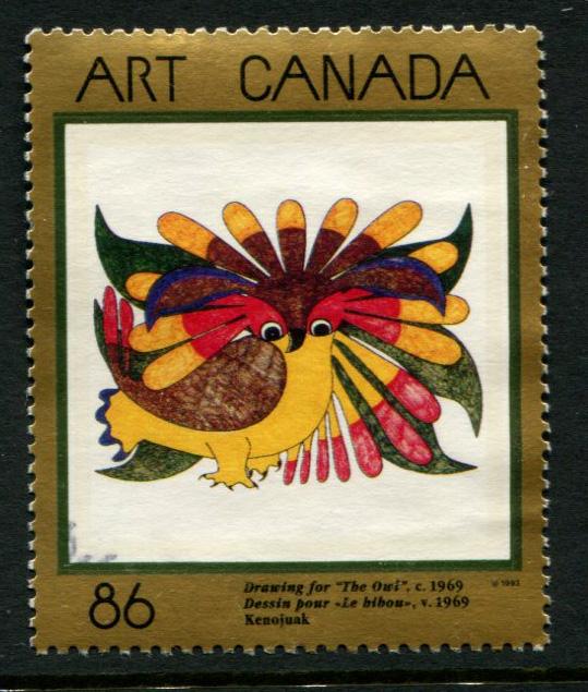 1466 Canada 86c Art Canada - The Owl, used