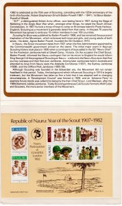 Nauru 1982  MNH Sc 244-9 Presentation Pack
